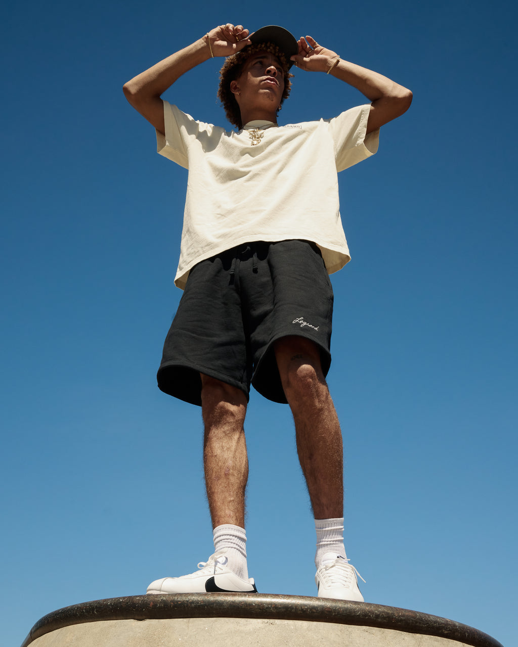 Lagrand Script Fleece Short
